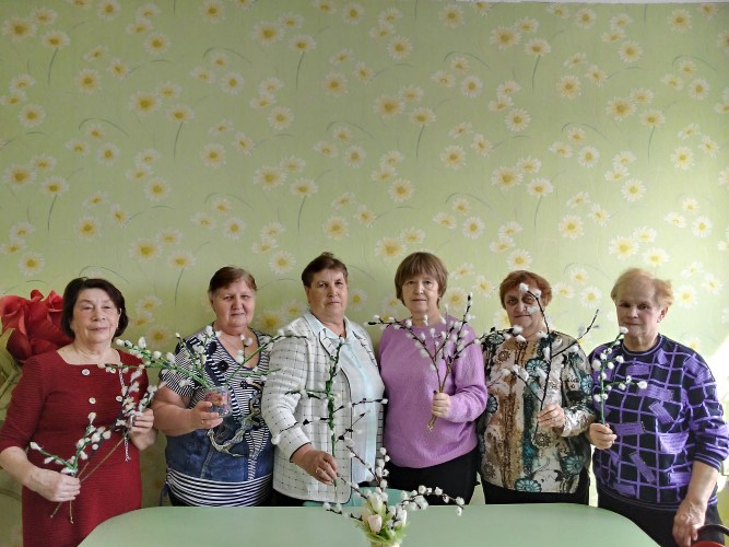 Занятие по трудотерапии в ОДП