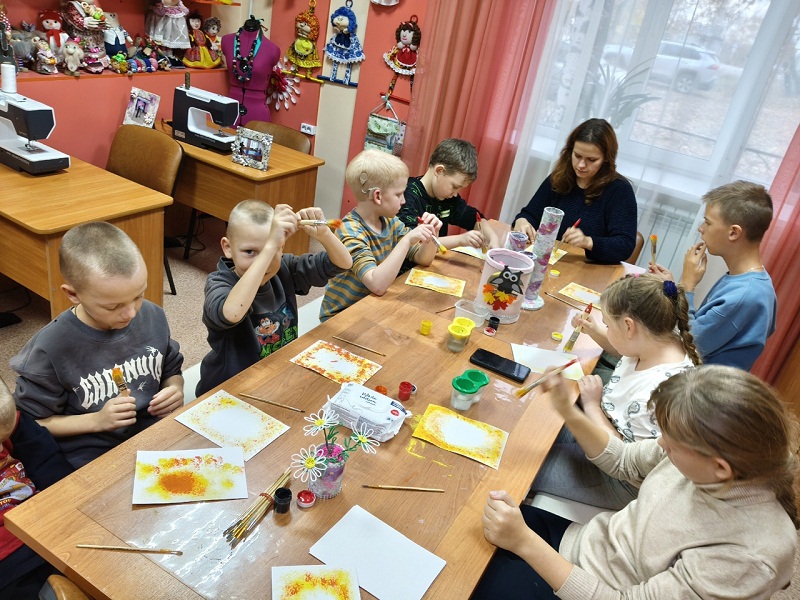 Мастер-класс по правополушарному рисованию «Краски осени»