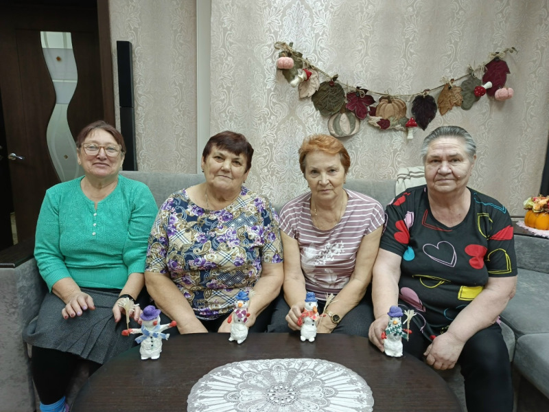 Снеговик из ваты